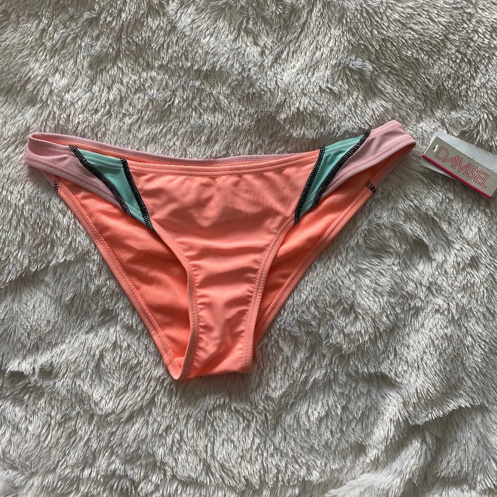 Pastel Colorblock Hipster Bikini Bottom